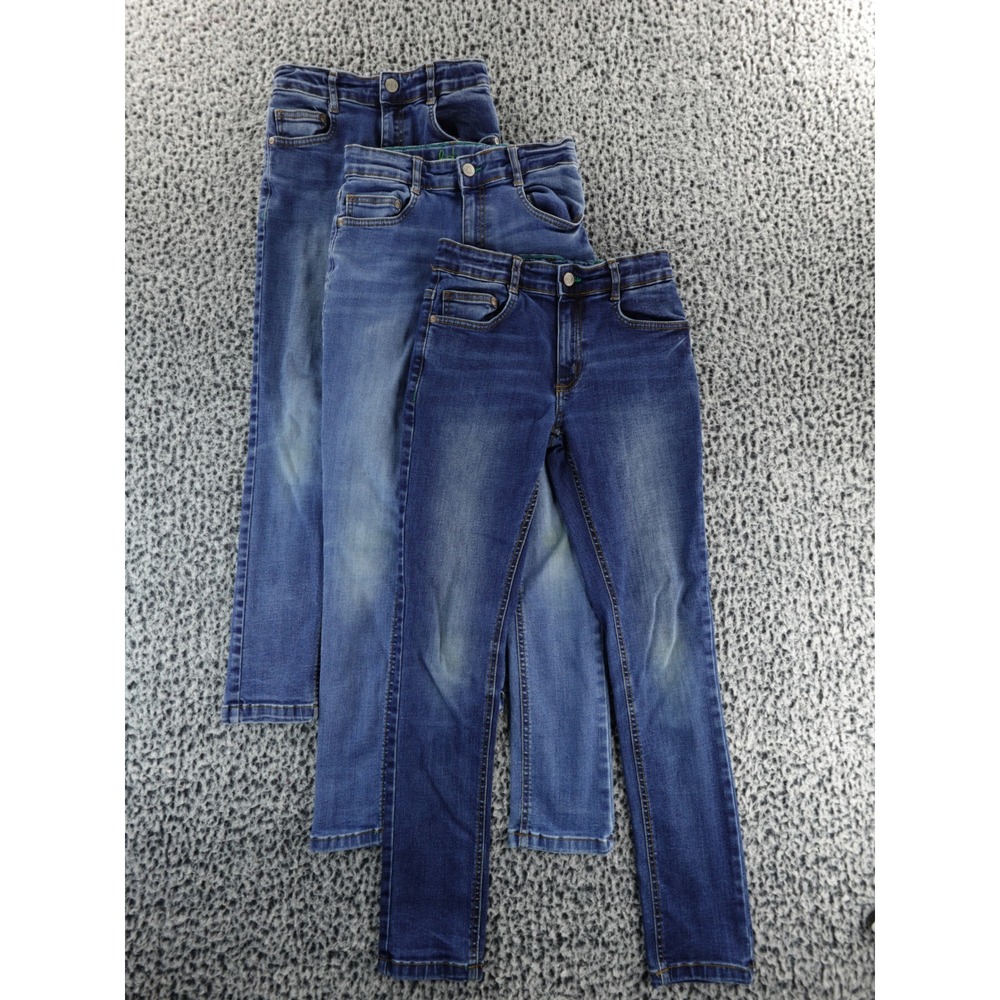 Boden Kids Jeans Blue Wash Slim Fit Denim Pants Size 11Y Bundle (3) Pair
